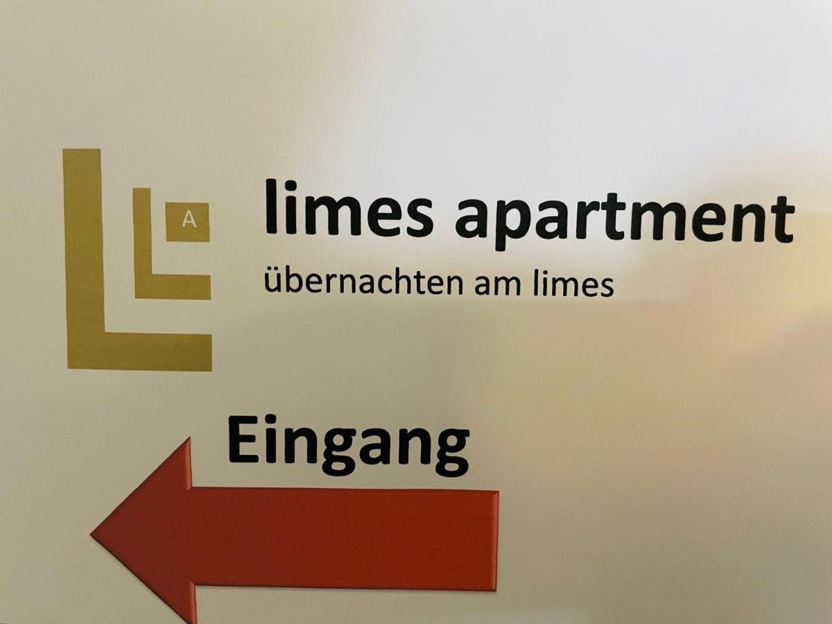 Limes Apartment -Uebernachten Am Limes- Rainau Exterior foto
